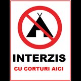 Placuta interzis cu corturi aici